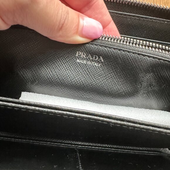 Prada Floral Continental Zip Around Wallet - Picture 7 of 12